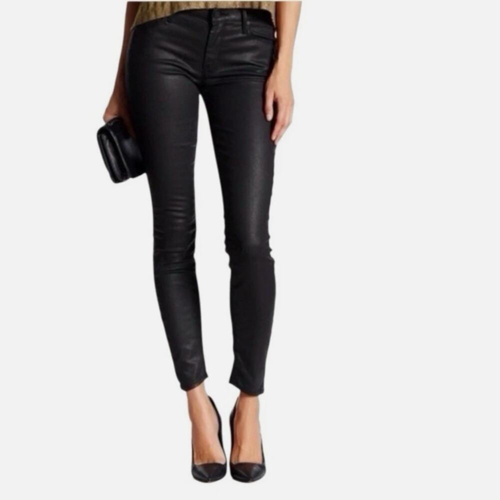 MOTHER The Looker Black Dare I Be Happy Jeans 26